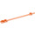 LEGO Orange rougeâtre néon transparent Barre 1 x 12 avec 1 x 2 assiette / 1 x 1 Rond assiette (Creux 1 x 2 goujons) (99784)