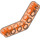 LEGO Transparent Neon Reddish Orange Beam Bent 53 Degrees, 4 and 4 Holes (32348 / 42165)