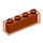 LEGO Transparent Neon Reddish Orange Brick 1 x 4 without Bottom Tubes (3066 / 35256)