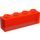 LEGO Transparant Neon Roodachtig Oranje Steen 1 x 4 zonder Bodembuizen (3066 / 35256)