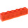 LEGO Gennemsigtig neon rødlig orange Klods 1 x 6 (3009 / 30611)