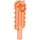 LEGO Transparent Neon Reddish Orange Chainsaw Blade (6117 / 28652)