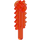 LEGO Transparent Neon Reddish Orange Chainsaw Blade (6117 / 28652)