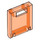 LEGO Transparant Neon Roodachtig Oranje Container Doos 2 x 2 x 2 Deur met Sleuf (4346 / 30059)