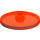LEGO Orange rougeâtre néon transparent Dish 4 x 4 (Stud solide) (3960 / 30065)