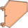 LEGO Transparentes Neonrot-Orange Flagge 5 x 6 Hexagonal mit dicken Clips (17979 / 53913)
