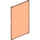 LEGO Transparant Neon Roodachtig Oranje Glas for Venster 1 x 4 x 6 (35295 / 60803)