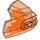 LEGO Transparant Neon Roodachtig Oranje Hero Factory Armor met Kogelgewrichtsbus Maat 4 (14533 / 90640)