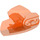 LEGO Transparent Neon Reddish Orange Hero Factory Armor with Ball Joint Socket Size 5 (90639)