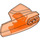LEGO Orange rougeâtre néon transparent Hero Factory Armor avec Douille à rotule Taille 6 (90638)