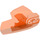 LEGO Transparent Neon Reddish Orange Hero Factory Armor with Ball Joint Socket Size 6 (90638)