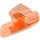 LEGO Transparant Neon Roodachtig Oranje Hero Factory Armor met Kogelgewrichtsbus Maat 6 (90638)