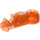 LEGO Transparentes Neonrot-Orange Light-Oben Eye / Brain Stengel (53500 / 54359)