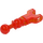 LEGO Transparent Neon Reddish Orange Medium Ball Joint with Ball Socket and Beam (90608)