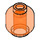 LEGO Orange rougeâtre néon transparent Minifigure Diriger (Goujon de sécurité) (3626 / 88475)