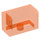 LEGO Orange rougeâtre néon transparent Panneau 1 x 2 x 1 avec fermé Coins (23969 / 35391)
