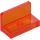 LEGO Transparent Neon Reddish Orange Panel 1 x 2 x 1 with Rounded Corners (4865 / 26169)