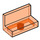 LEGO Orange rougeâtre néon transparent Panneau 1 x 2 x 1 avec coins arrondis (4865 / 26169)