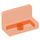 LEGO Transparant Neon Roodachtig Oranje Paneel 1 x 2 x 1 met afgeronde hoeken (4865 / 26169)