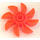 LEGO Orange rougeâtre néon transparent Propellor 8 Lame 5 Diameter (41530 / 60591)