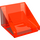 LEGO Transparent Neon Reddish Orange Slope 1 x 1 (31°)
