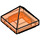 LEGO Transparent Neon Reddish Orange Slope 1 x 1 x 0.7 Pyramid (22388 / 35344)