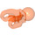 LEGO Orange rougeâtre néon transparent Petit Joint avec Balle Cup (90612)