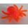 LEGO Transparent Neon Reddish Orange Spider with Clip (30238)