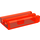 LEGO Orange rougeâtre néon transparent Tuile 1 x 2 Grille (avec Bottom Groove) (2412 / 30244)