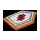 LEGO Transparent Neon Reddish Orange Tile 2 x 3 Pentagonal with Cloning Power Shield (22385 / 24481)