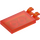 LEGO Transparent Neon Reddish Orange Tile 2 x 3 with Horizontal Clips (Thick Open &#039;O&#039; Clips) (30350 / 65886)