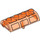 LEGO Transparentes Neonrot-Orange Treasure Chest Deckel 2 x 4 mit dickem Scharnier (4739 / 29336)