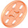 LEGO Transparent Neon Reddish Orange Wedge Belt Wheel (2786 / 4185)