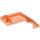 LEGO Transparentes Neonrot-Orange Windschutzscheibe 2 x 5 x 1.3 (6070 / 35271)