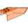 LEGO Transparant Neon Roodachtig Oranje Voorruit 4 x 10 x 2.3 met Handvat (27165 / 35175)