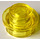 LEGO Transparent Neon Yellow Plate 1 x 1 Round (6141 / 30057)