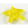 LEGO Transparent Neon Yellow Starfish (33122)