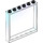 LEGO Transparenter Opal Panel 1 x 6 x 5 (35286 / 59349)
