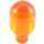 LEGO Transparent Orange Bar 1 with Light Cover (28624 / 58176)