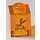 LEGO Transparant Orange Kloss 1 x 1 med Mosquito i Amber Dekoration (3005 / 68818)