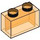 LEGO Orange transparent Brique 1 x 2 sans tube à l&#039;intérieur (3065 / 35743)
