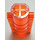 LEGO Transparentes Orange Zylinder 9 x 4 x 2 (58947)