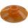 LEGO Orange Transparent Dish 2 x 2 (4740 / 30063)