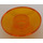 LEGO Orange transparent Dish 2 x 2 (4740 / 30063)