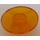 LEGO Orange Transparent Dish 2 x 2 (4740 / 30063)