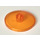 LEGO Transparent Orange Dish 4 x 4 (Solid Stud) (3960 / 30065)