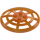 레고 투명한 오렌지 Dish 6 x 6 Webbed (아래 사각형 홀더) (4285 / 30234)