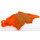 LEGO Transparent Orange Dragon Wing with Marbled Pearl Gold (79898)