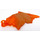 LEGO Transparentes Orange Drachen Flügel mit Marbled Pearl Gold (79898)