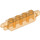 LEGO Transparent Orange Hinge Brick 1 x 4 Locking Double (30387 / 54661)